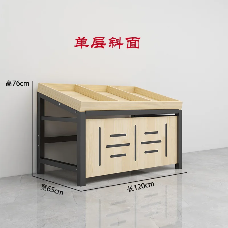 Fruit Shelf Display Rack Supermarket Fruit and Vegetable  Shelf Fruit Store Multi-layer Combination Middle Island