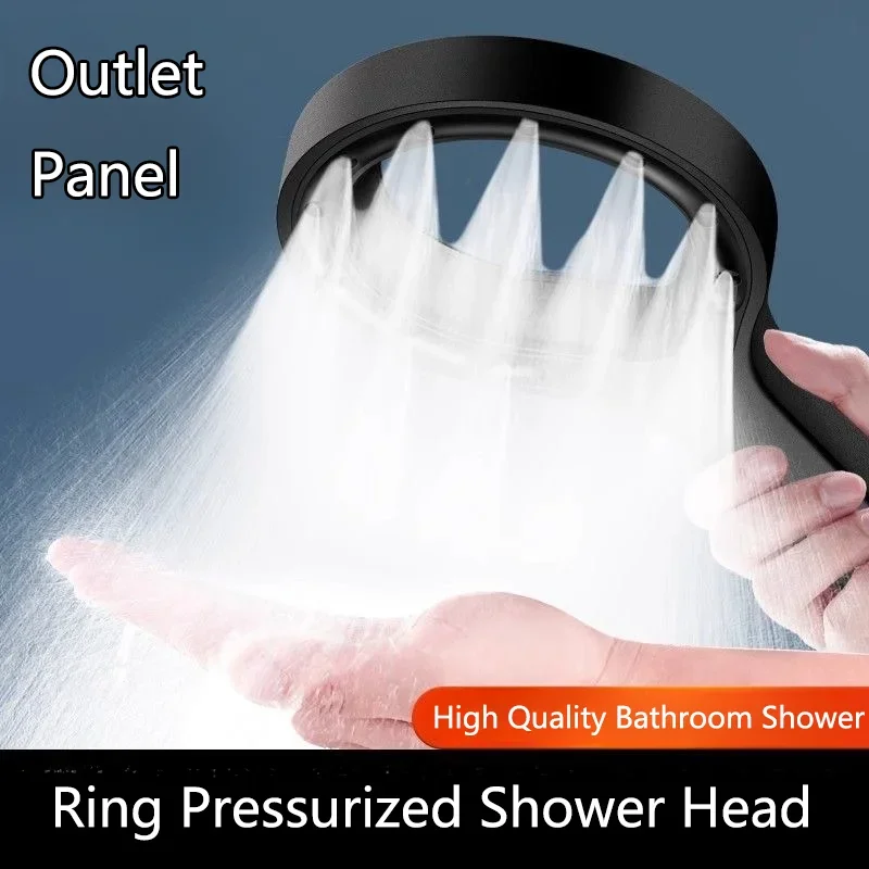 

Heart Ring Spray Booster Shower Heads High Pressure Shower Head Home Shower Sets Bathroom Rain Shower Mixer Bathroom Accessories