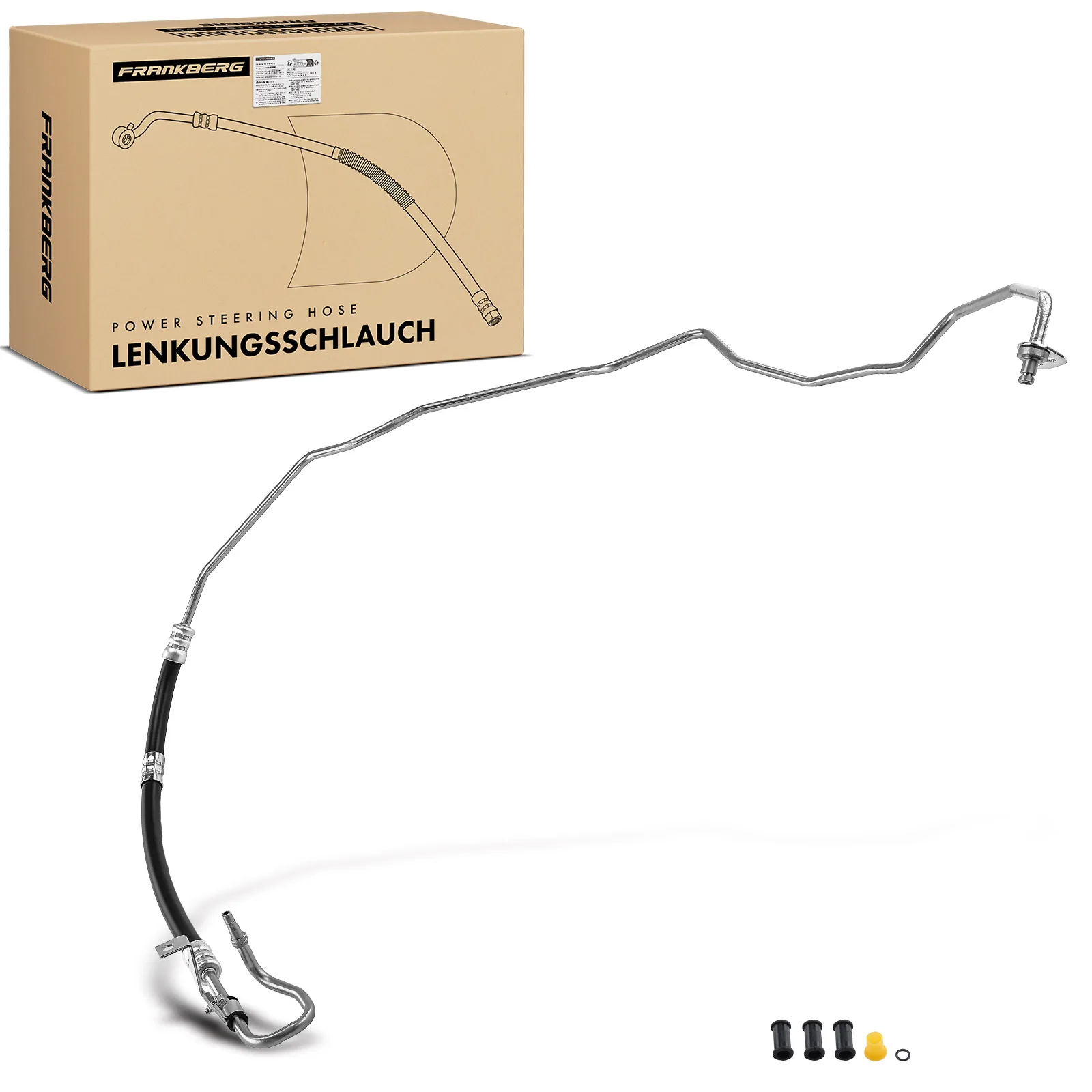 Frankberg 1x Stuurbekrachtigingsslang Voor Ford Transit V362 FY V363 Bus Box FAD FBD FCD FDD BK213E586CF 1763996 BK213E586CD