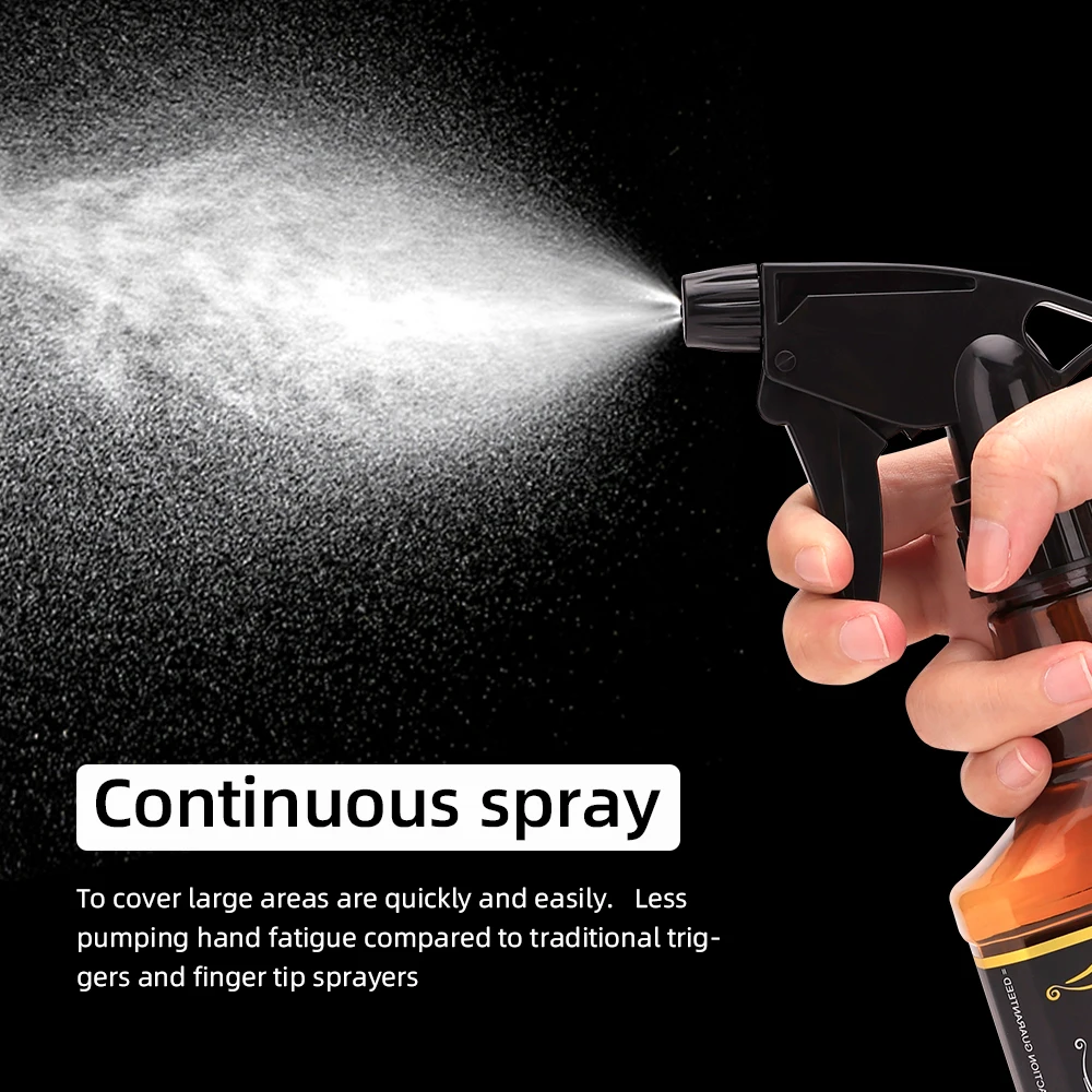 300ML Hairdressing Spray Bottle Empty Refillable Hair Plant Mist Bottle Salon Barber Continuous Water Sprayer Hair Care Tools