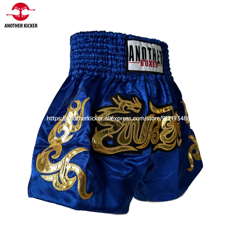 

Muay Thai Pants 2025 New Boxing Shorts Women Men Child Embroidery Kickboxing Training Pants Sanda Martial Arts Fight Equipment