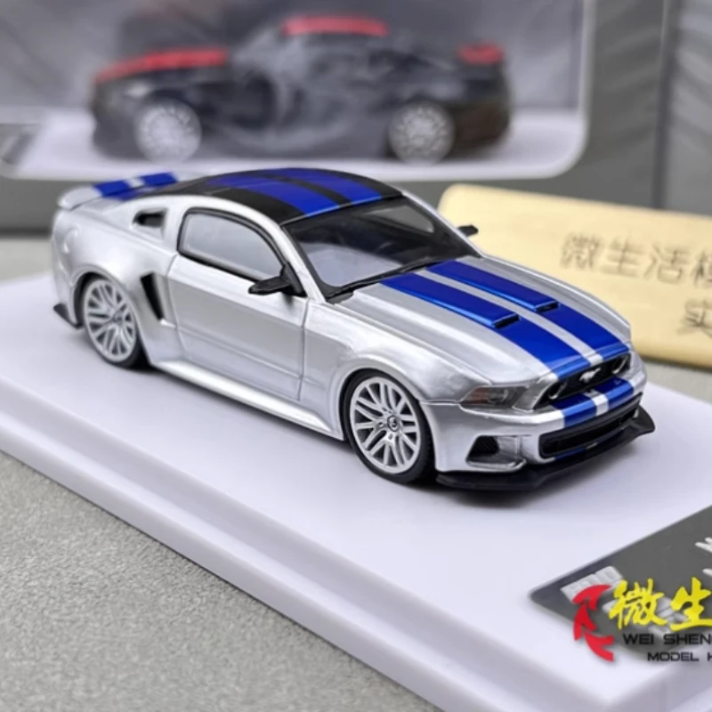 DCM 1:64 مقياس موستانج GT 2014 NFS سبيكة سيارة نموذج كلاسيكي الكبار جمع ثابت عرض هدية