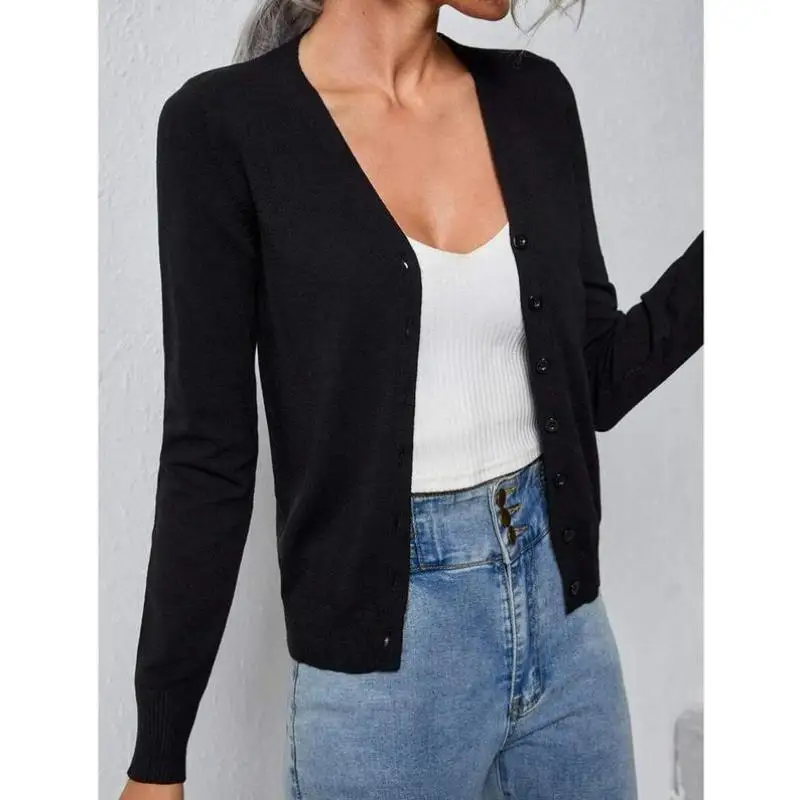 

Мужской вязаный кардиган Long Sve Pure Color на пуговицах Thi Coolmax Fiber Ciwalk с воротником-стойкой, внутренняя одежда, зимний сезон