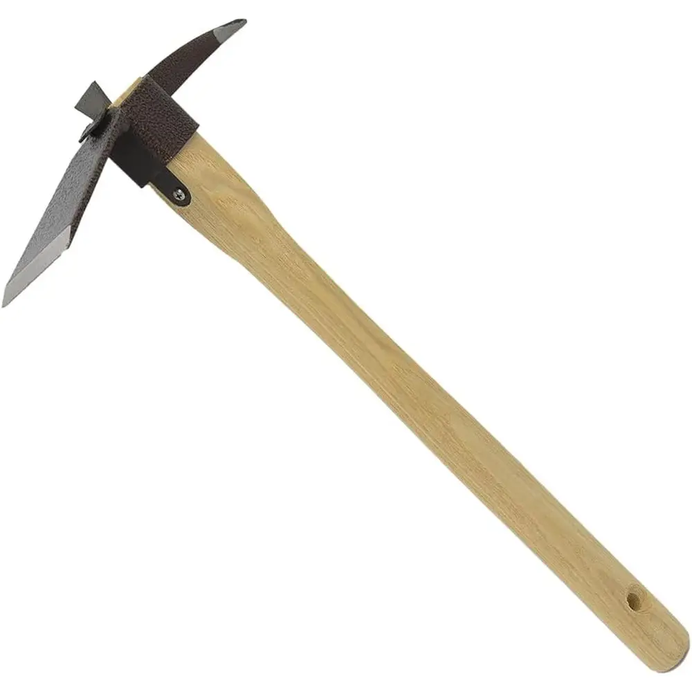 

3-Inch Pick Planting Hoe with 2.5 Inch Carbon Steel Blades, Beige - 12 Pack
