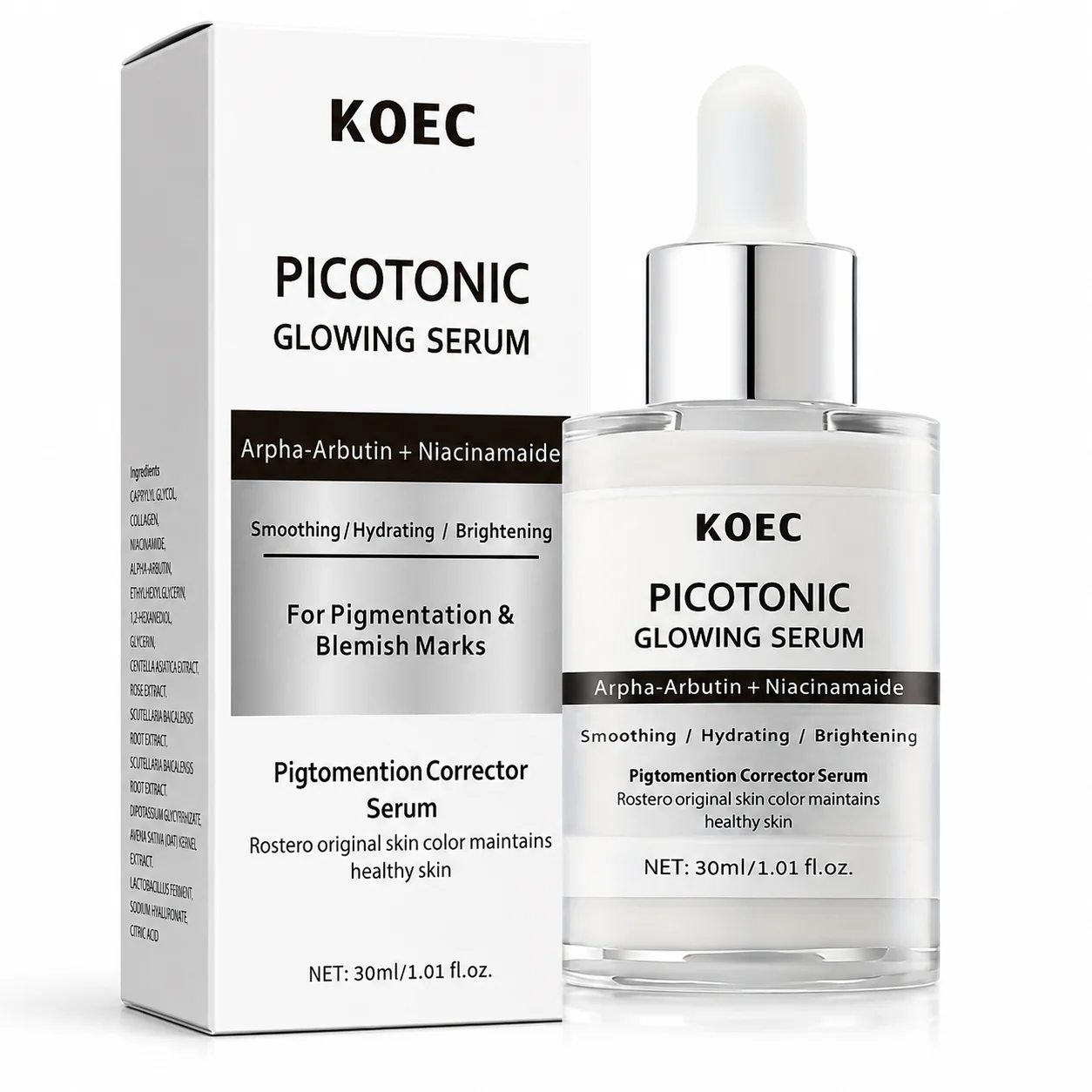 Alpha Arbutin Serum - KOEC 피코토닉 샷 세럼, 알파 알부틴,