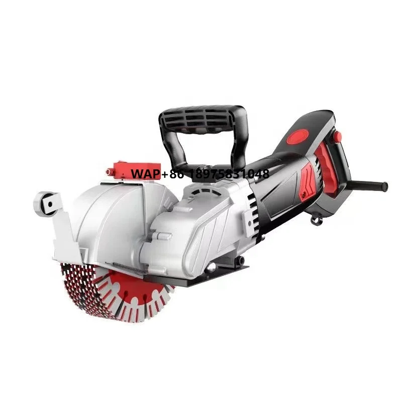 Multifunctional high-power concrete wall pavement cutting tool Portable electric wall grooving machine