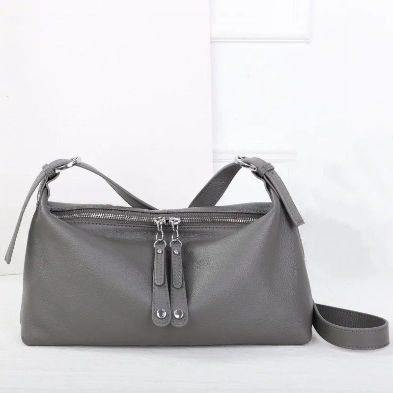 

Women's Genuine Leather Hobo Bag Adjustable Shoulder Crossbody Underarm Bag Casual Soft Leather Handbag Purse for Daily Commute