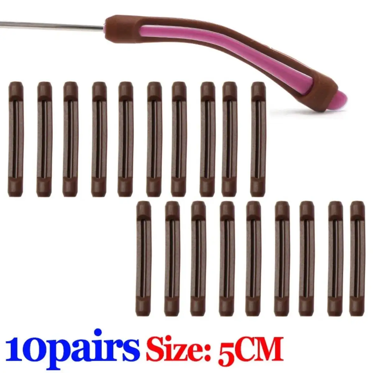 10/20 Stuks Bril Anti-Slip Siliconen Mouw Eye Frame Been Slepen Vaste Oorhaak Beugel Anti-drop artefact Bril Accessoires