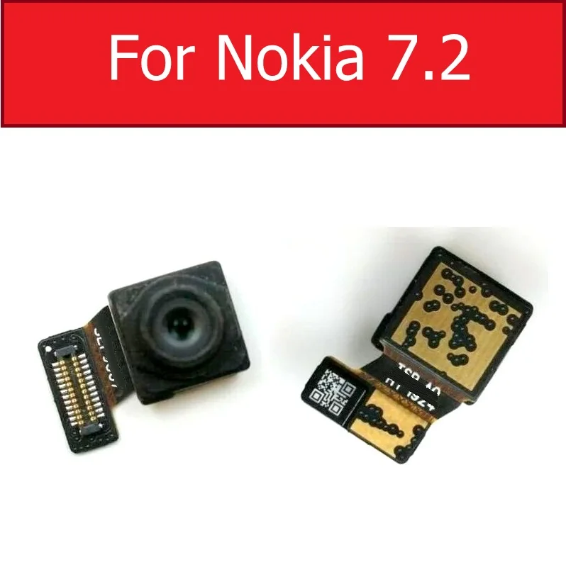 Front Facing Camera For Nokia 7.2 TA-1181 TA-1196 Small Front Camera Module Flex Cable Replacement Spare Parts