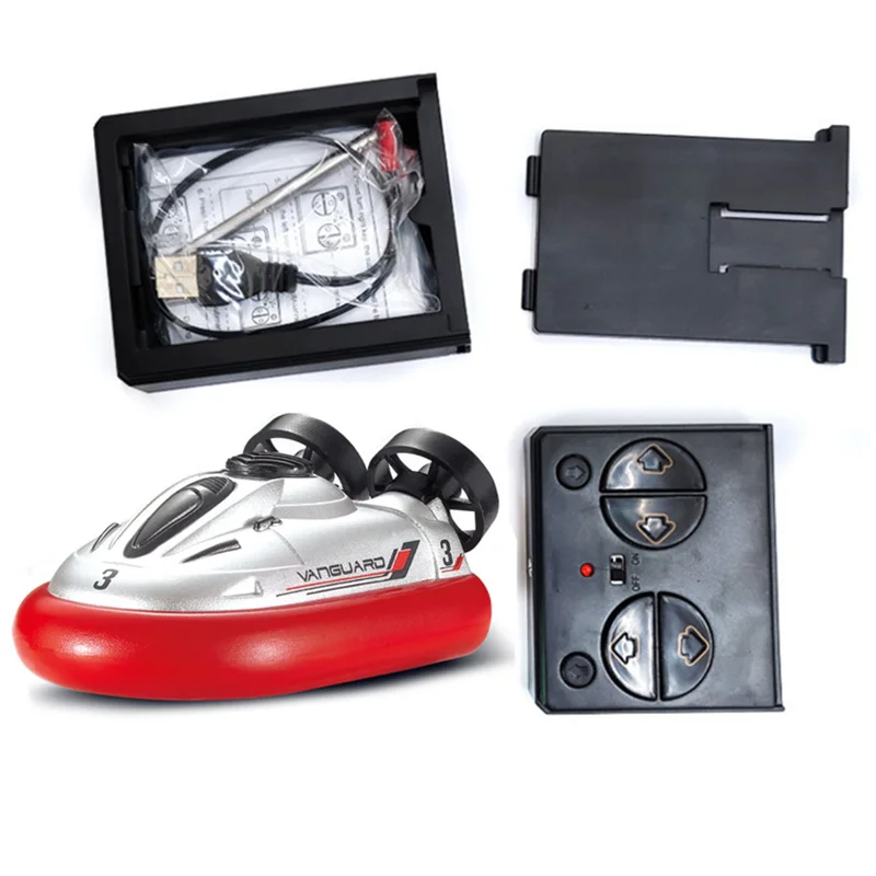 Mini RC Hovercraft R/C Turbo Fernbedienung 2,4g drahtlose Vier-Wege-Jet-Boot Modell Radio Motor klassische elektrische Schnellboot Junge Spielzeug