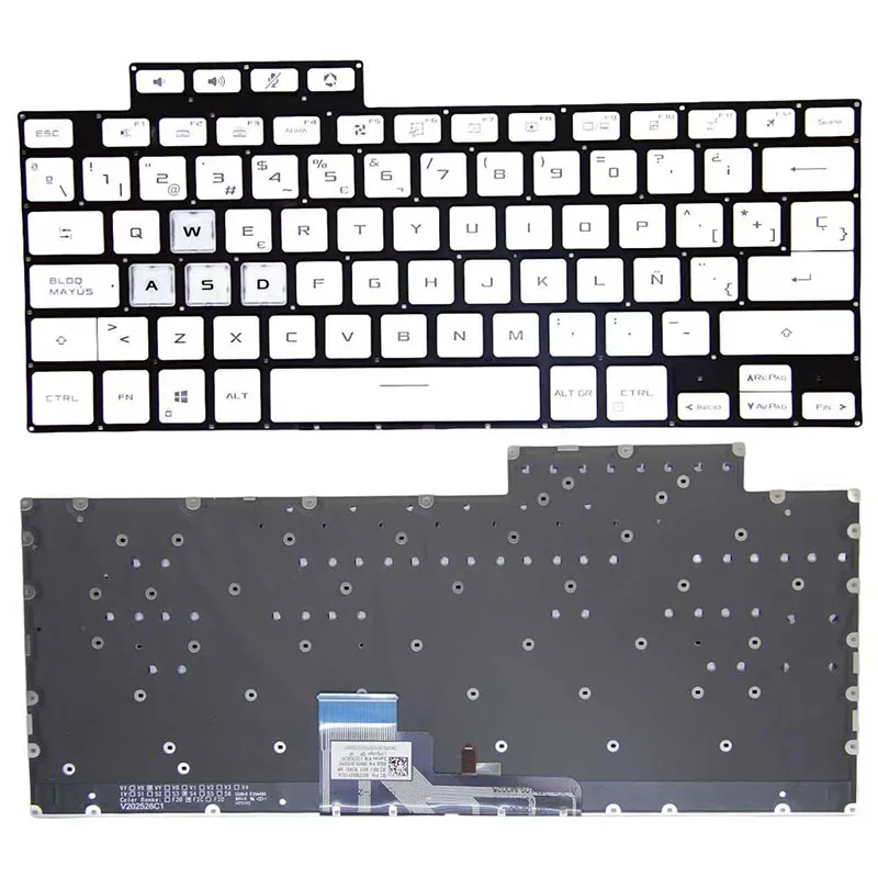 Layout Language Keyboard For Asus FX516 FX516P FX516PM FA516 RU/SP/JP/TR/KR