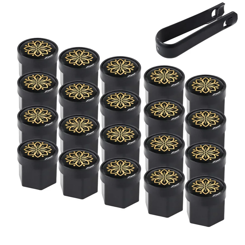 

20PCS Car Wheel Lug Nut For SKODA Octavia Kodiaq Kamiq Fabia Karoq Elroq Enyaq Car Wheel Caps Bolts Tire Nut Caps