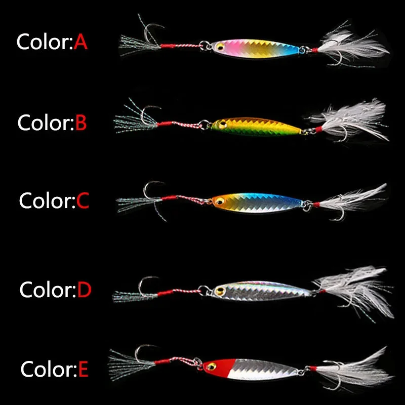 NEW 7g 10g 15g 20g 30g Fishing Spoon Spinnerbait Metal Casting Jigging Lure Tuna Lures Fishing Tackle Lead Minnow pesca Wobbler