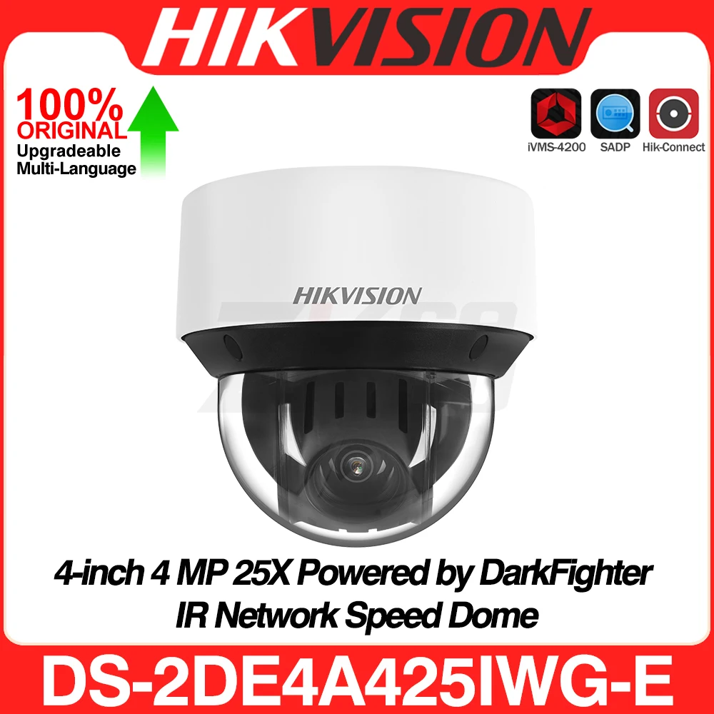 

Hikvision 4MP Auto-tracking PTZ IP Camera DS-2DE4A425IWG-E 25X Zoom IR50M Face Capture Video Surveillance IP Camera