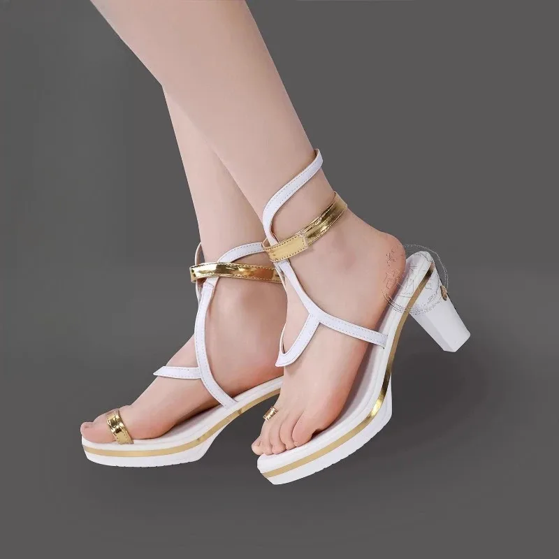 LQWuthering Waves Cartethyia Fleurdelys Cosplay Shoes Halloween Carnival New Fashionable Boots Men's and Women's Heel Shoes