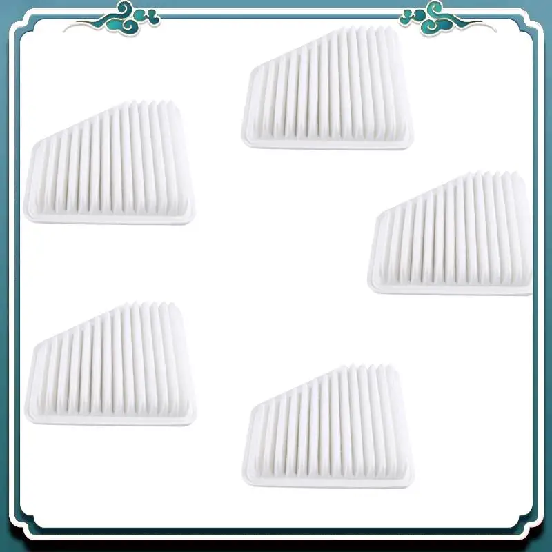 

ABTU-5Pcs Engine Cabin Air Filter Elements For Toyota Camry Venza Rav4 Vibe Scion XB TC 17801-31120, 87139-07010, CA10169 Replac