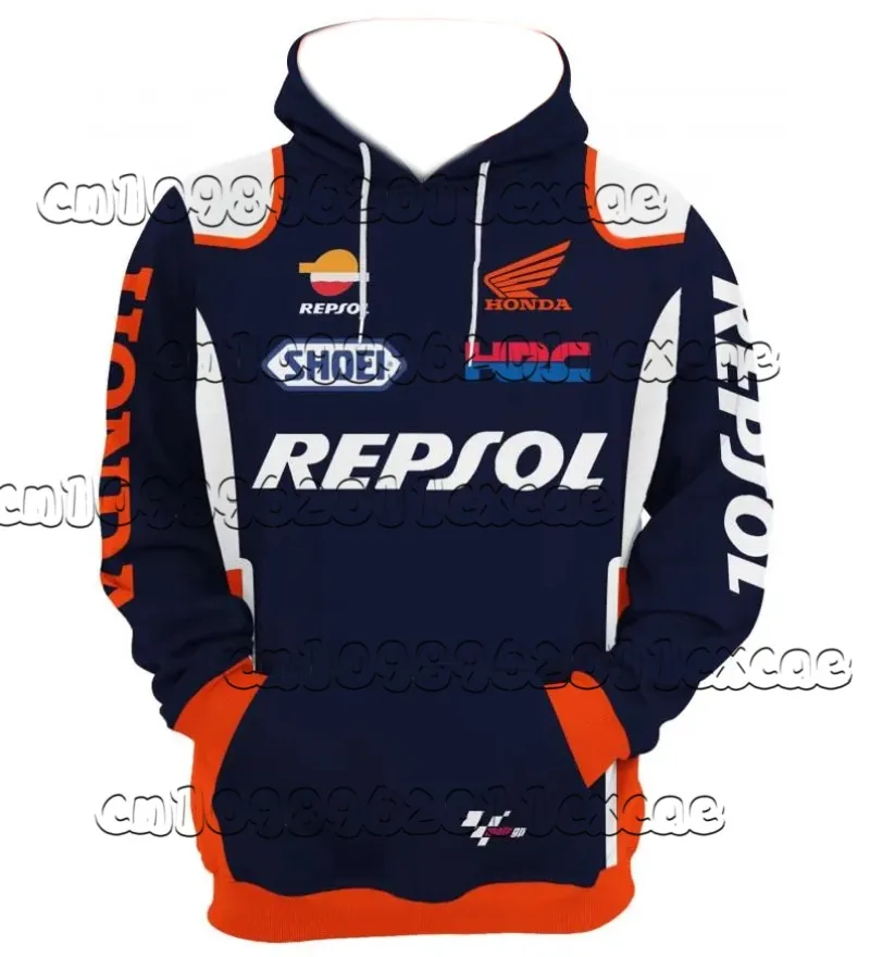 

Осенне-зимняя ветрозащитная флисовая толстовка Honda с 3D утолщенным теплым универсальным топом для мужчин и женщин для спорта и отдыха