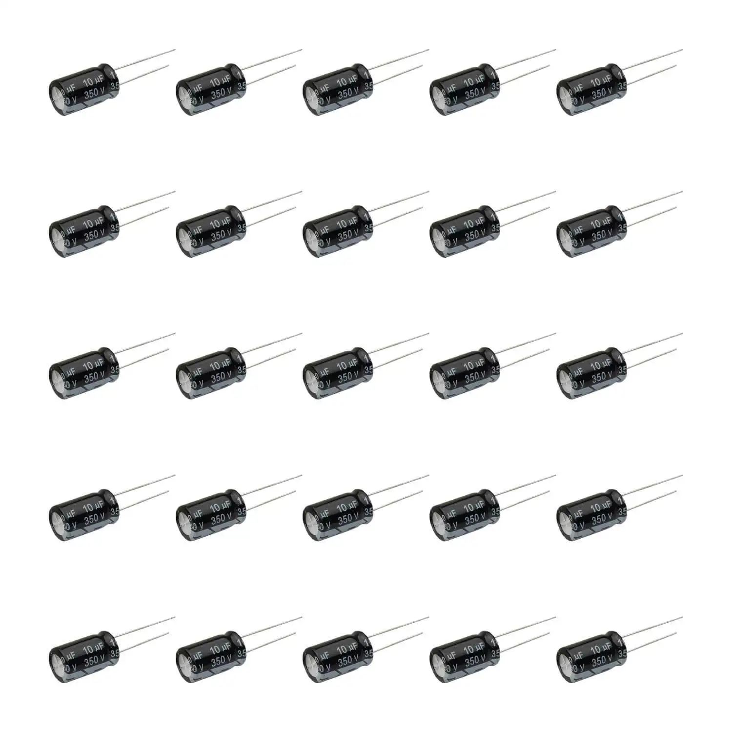 25x Electrolytic Capacitor 10UF X 350V 105 ° Kit C/25 Pieces