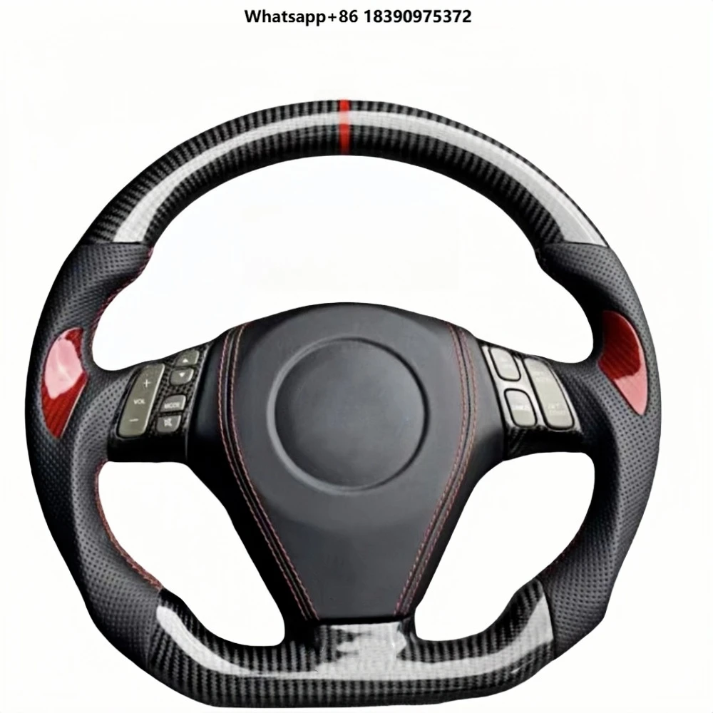 Carbon Fiber Leather Sport Steering Wheel for  3 (2009-2013 BL Series) Flat Bottom