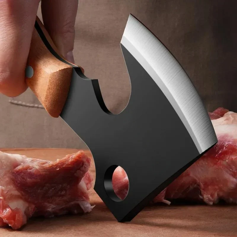 High carbon steel axe bone chopping knife household axe bone chopping knife Kan cattle bone knife