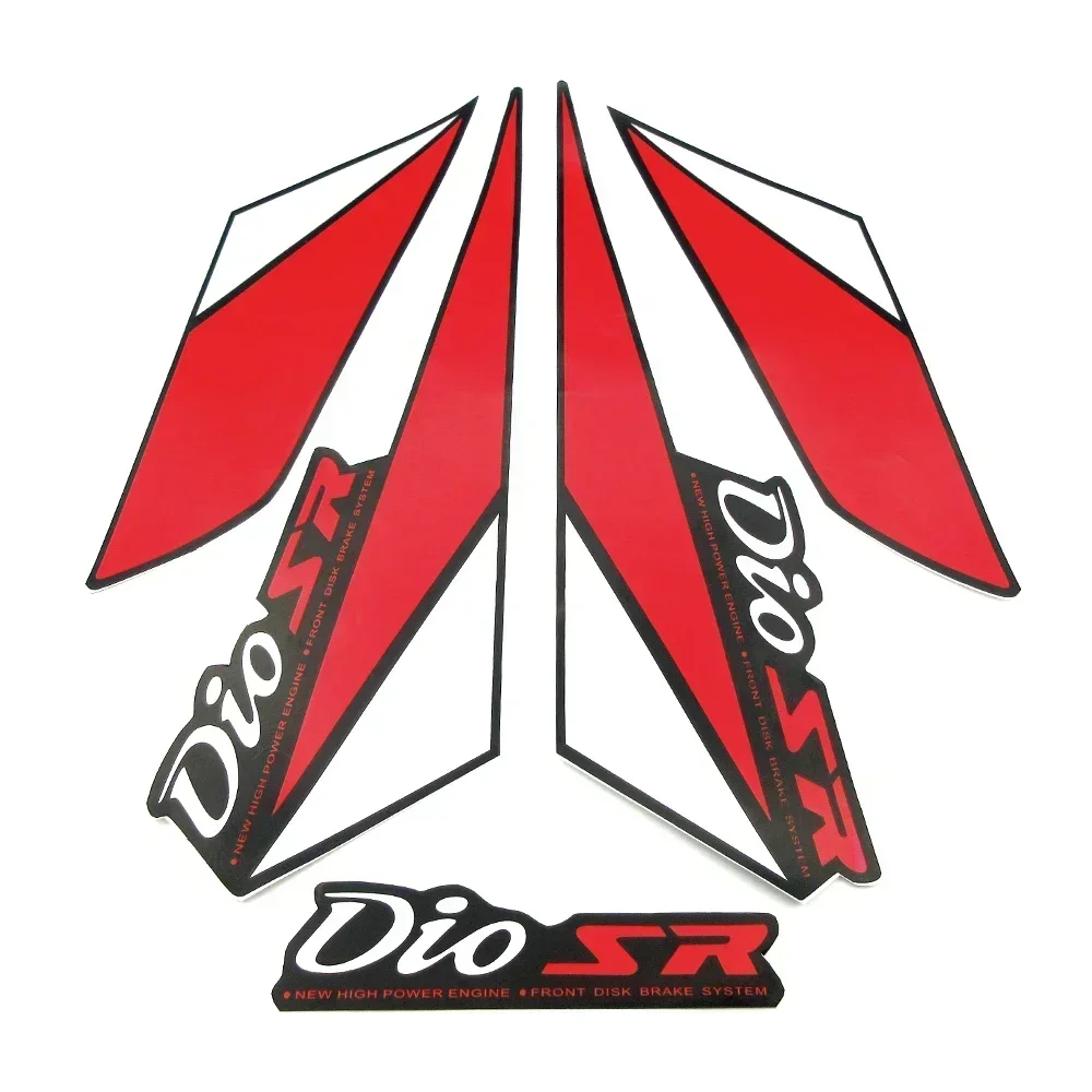 For Honda Dio SP SR DIO50 AF17 AF18 AF27 AF28 Glue Decorative Decals Scooter Logo Sticker Motorcycle Whole Body Fairing Stickers