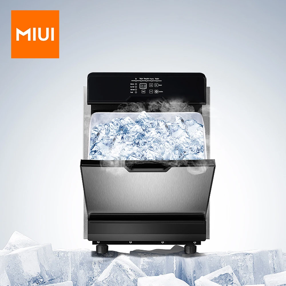 MIUI-máquina eléctrica de fabricación de cubitos de hielo, fabricante Industrial, comercial, exclusivo, entrega rápida, 495W