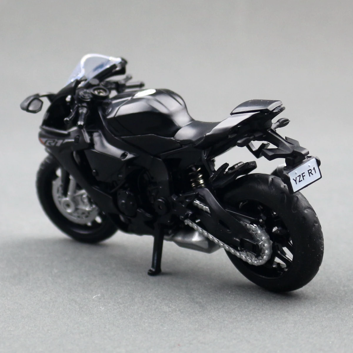 1/18 yamaha YZF-R1 brinquedo motocicleta diecast metal veículo em