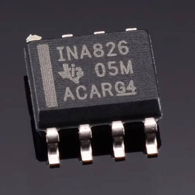 

10Pcs New Original Ina826Aidr Ina826 Sop-8 Precision Instrumentation Amplifier Chip