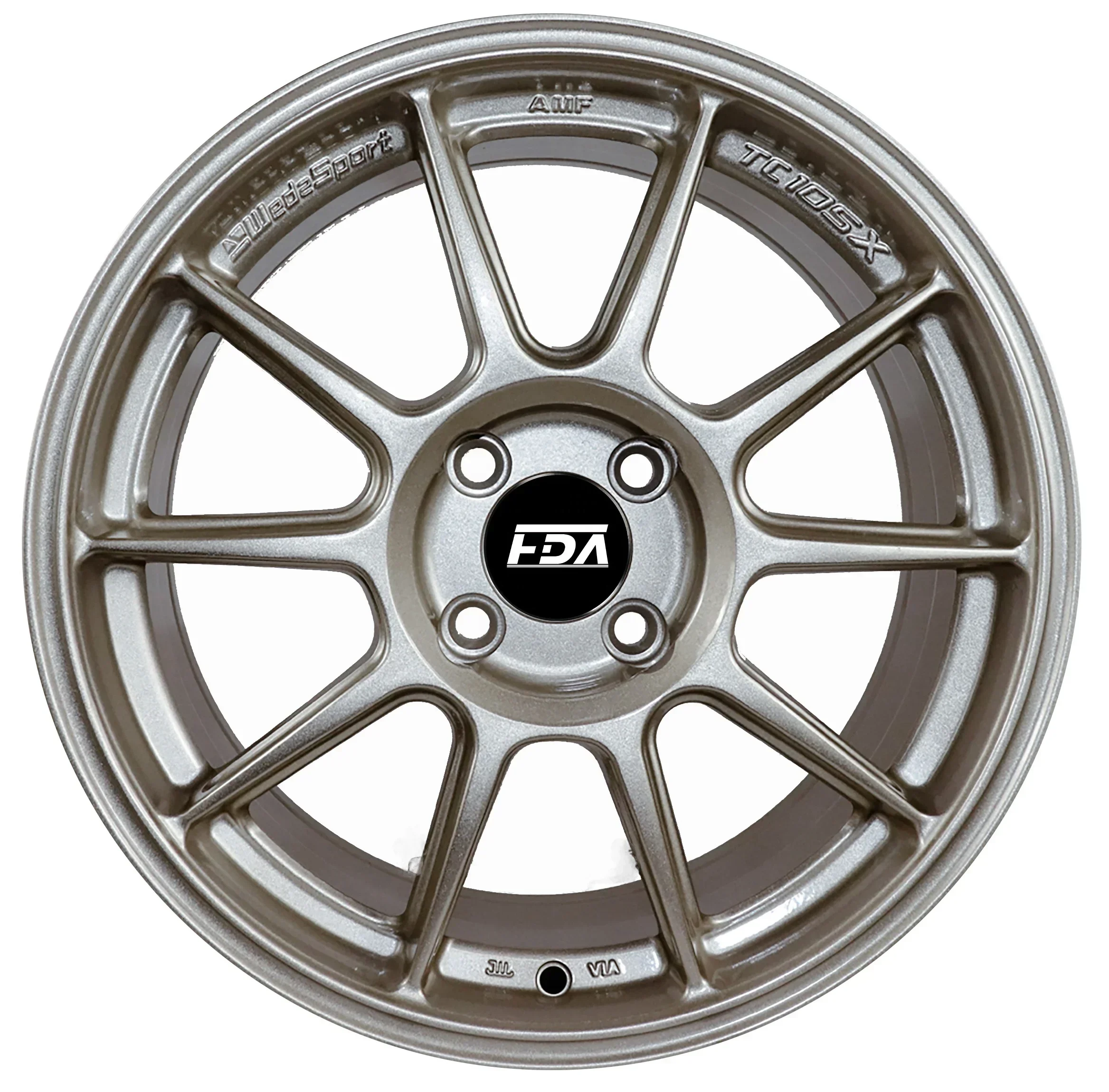 Customized 4x100 4x114.3 Passenger Car Wheels 15 16 17 inch 4 5 hole Vehicle Rims high quality