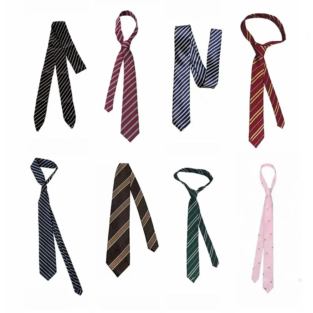 Cinturón de poliéster a rayas, un accesorio decorativo moderno. Corbata larga y estrecha a rayas, ideal para el cuello, tanto para mujer como para hombre.