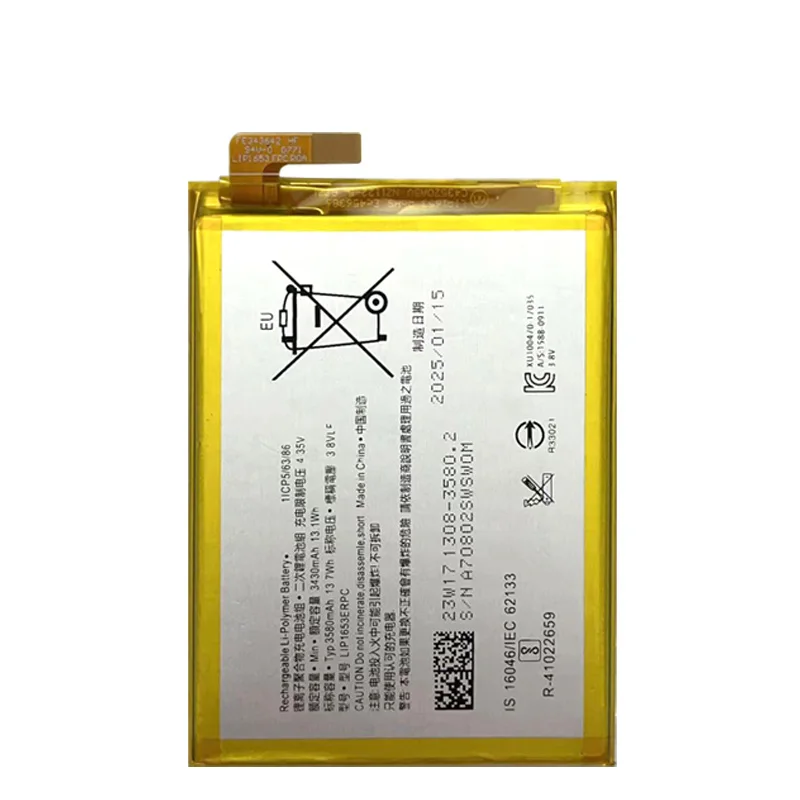 100% Original For Sony Xperia XA2 Ultra G3421 G3412 XA1 Plus Dual H4213 High Quality LIP1653ERPC 3430mAh Battery Bateria+Tools