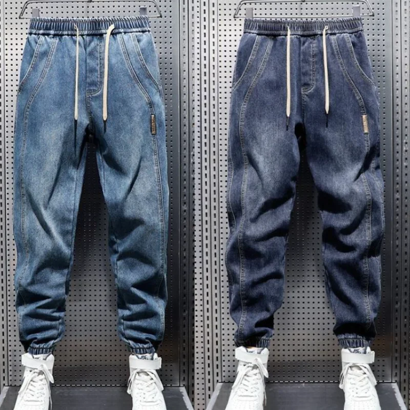 

Мужская одежда Мужские брюки брюки мужские модные джинсы Модные брюки Весенняя одежда Осень Новая повседневная одежда Подростковые джинсы