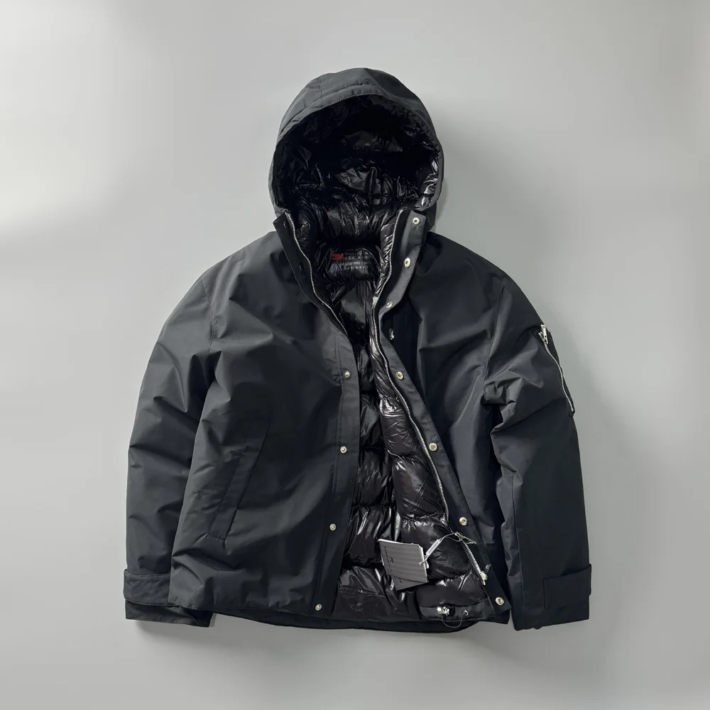 

Thiened Retro Stand Collar Outdoor Cotton Jaet New Snowy Leisure Warmth Men's Autumn Winter Heavy Du Workwear Coat