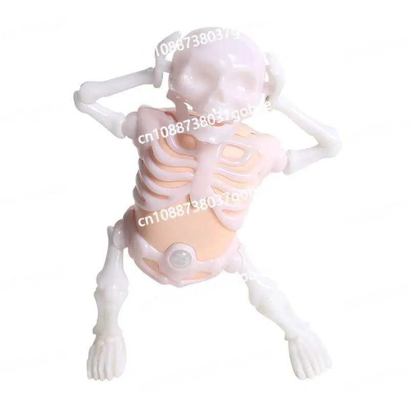 

Explosion Dancing Skull Induction Luminous Funny Boys Children Lighting Sound Effects Halloween Tricky Toys