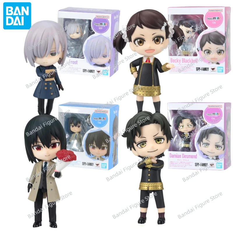 Original In Stock Bandai Figuarts Mini SPY×FAMILY Yuri Becky Damian Fiona Anime Action Figure Toy Gift Model Collection Hobby