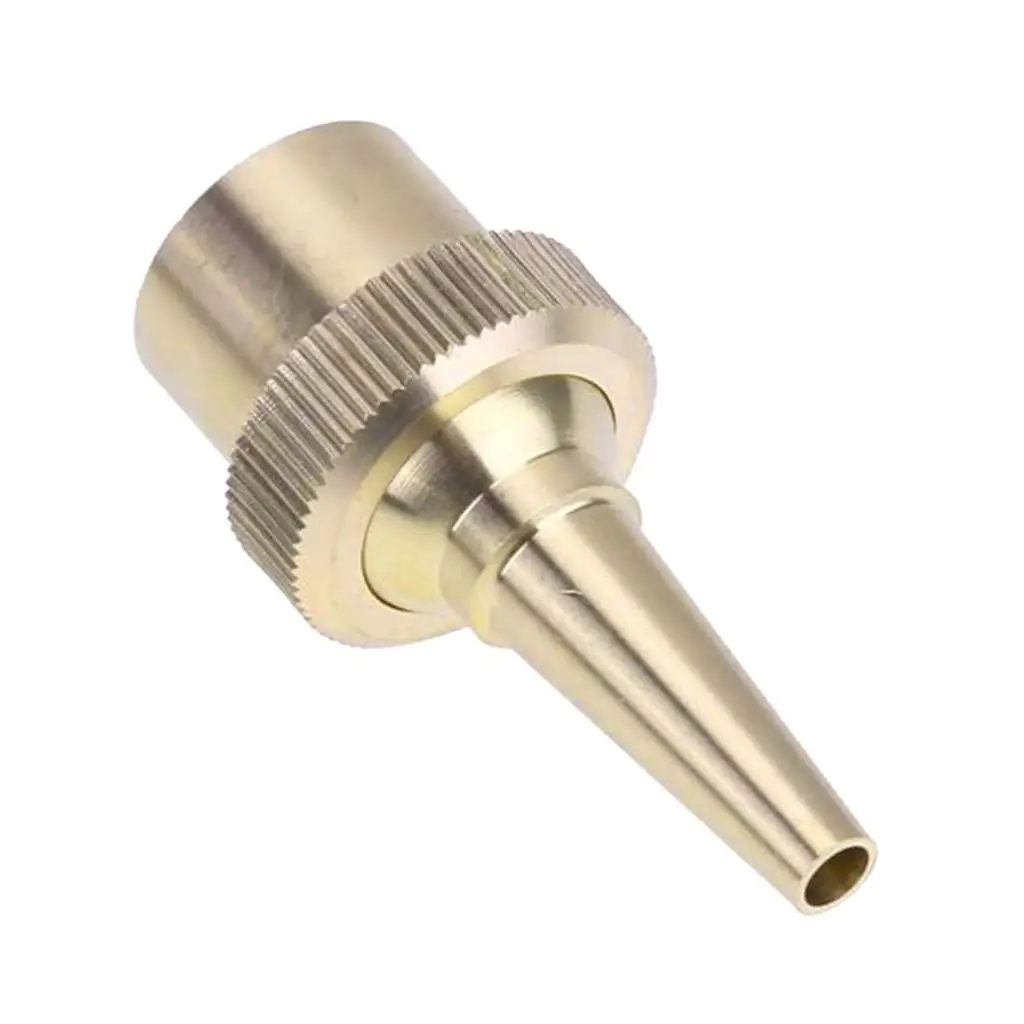 Garden Water Fountain Nozzle Brass Straight Jet Adjustable Head for Natural Fountain Decoration Outdoor