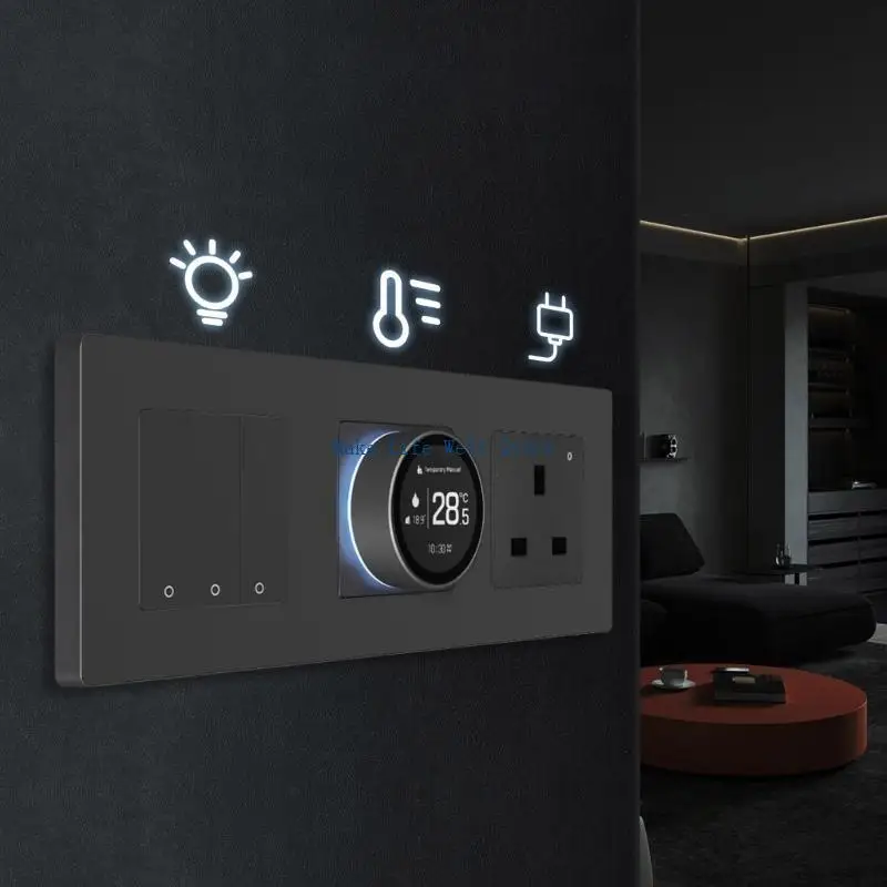  Upgrades Rotary Thermostat  Temperature Regulator Remote Timing for Efficient Home Heating & Simple Remote  Management