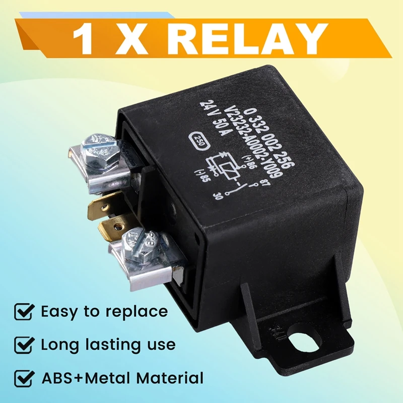 

0332002256 Relay V23232-A0002-Y009 24V Excavator Bulldozer Forklift Relay For
