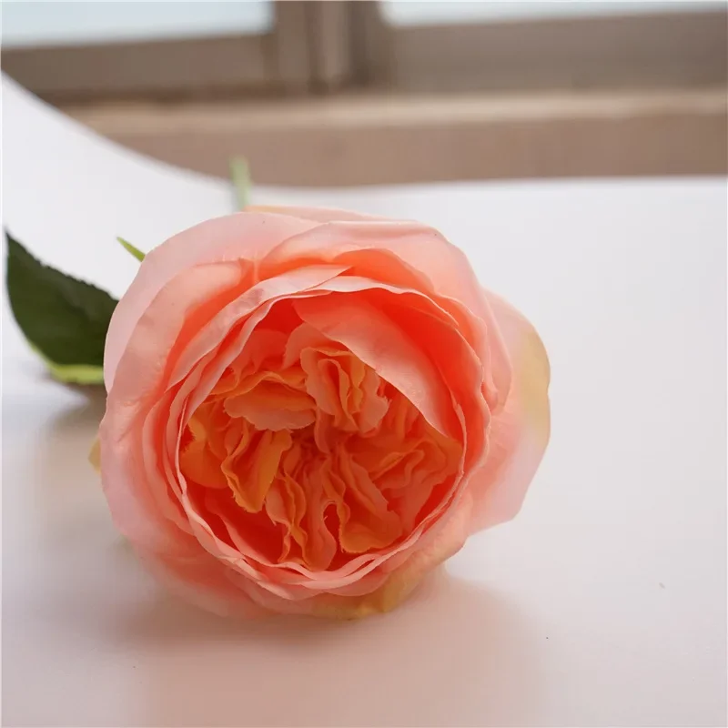 5 Stück feuchtigkeitsspendende Austin-Rosen, echte Rosen, Brautstrauß, Hochzeitsfeier, Blumenarrangement, Heimdekoration, Ornamente – Detail 11