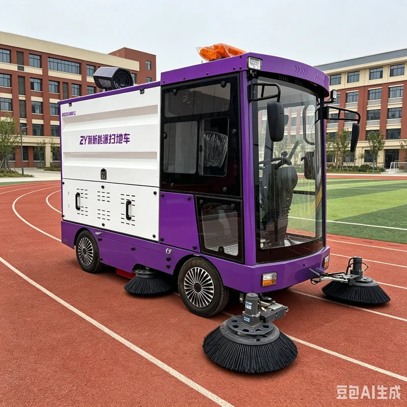 YG Customized New Electric Semi-Enclosed Self-Propelled Riding Sweeper CE Certification 220L Dustbin 6000 Sqm/h Efficiency For S
