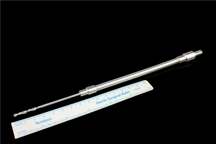 2.5 soft drill, pelvic bone reconstruction, bending drill, modified bone drill, drill sleeve, positioning guide, orthopaedics