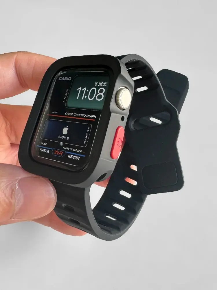 Tpu Case And Silicone Strap for Apple Watch Ultra2 S9 8 7 6 5 4 SE i Watch 49mm 45mm 44mm 41mm 40mm Protective Cover Bracelet