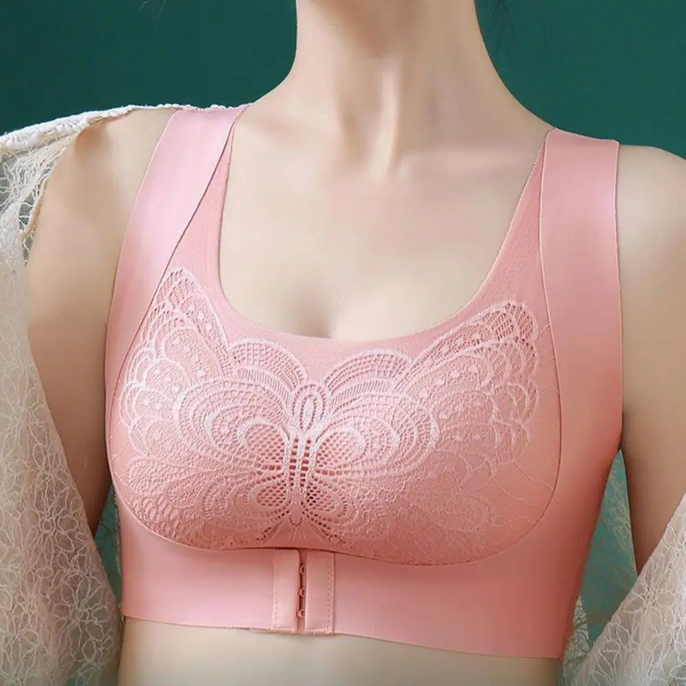 Women Brassiere Front Closure Posture Corrector Bras Sports Underwear  Breathable Cross Beauty Back Wireless Female Underwear