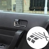 For Hummer H3 2005-2009 Soft Carbon Fiber Car Door Inner Handle Decoration Sticker Interior Modification Accessories