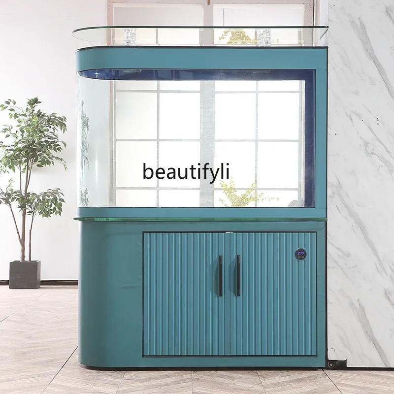 

Bullet Bottom Filter Fish Tank Living Room Household Medium Large Screen Partition Ecological Intelligent Aquarium