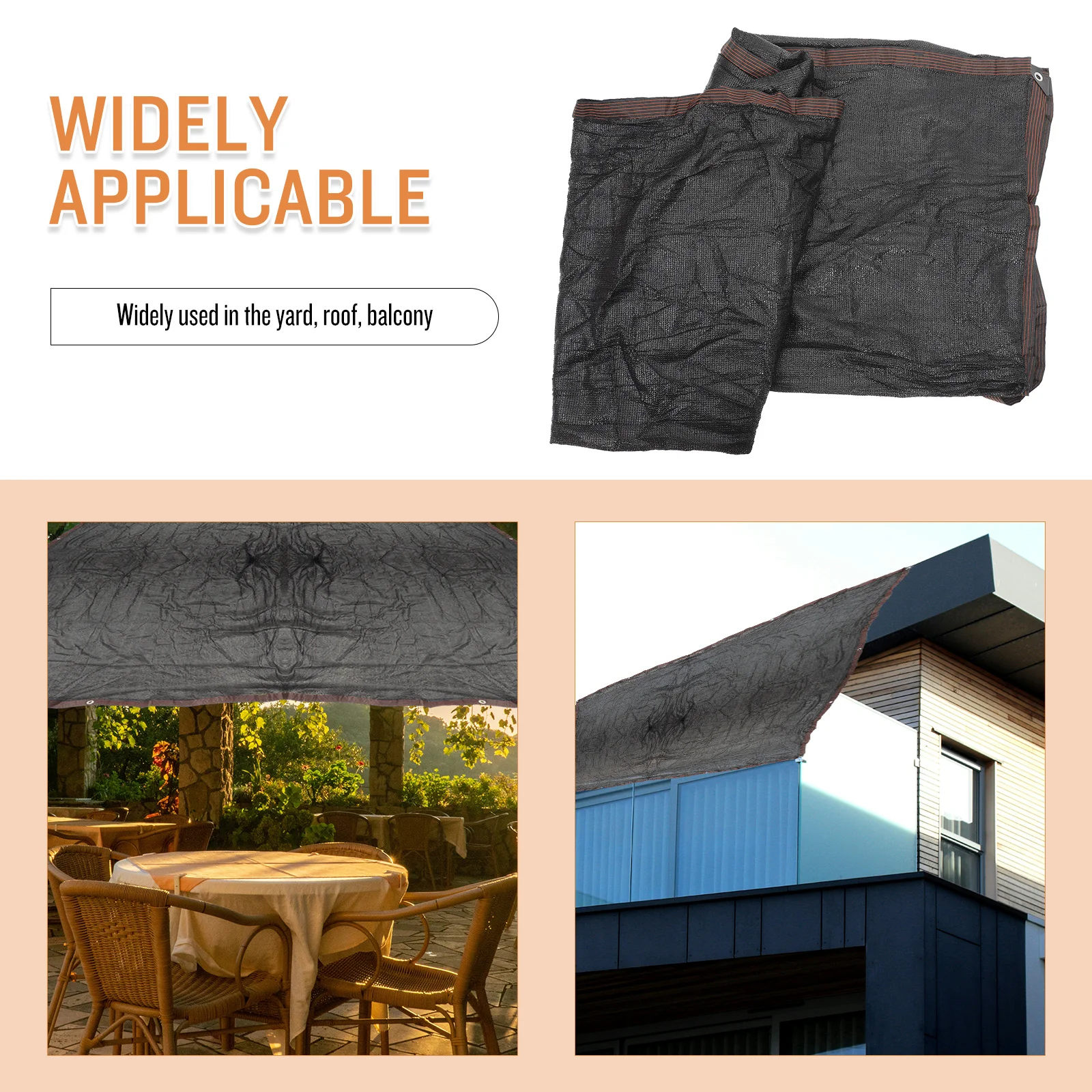 

3X6M Shading Net Thickened Sunscreen Net For Garden Heat Insulation Waterproof Breathable Mesh Uv Protection For Yard Balcony