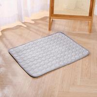 Mat for Dog Crates Dog Cat Mats for Summer Self-cooling Ice Silk Pet Pad for Bed Kennel Sofa Car Seat Reusable Mat Home Travel