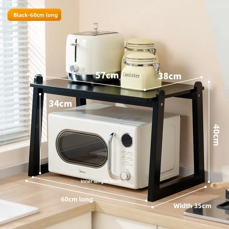 

New model Kitchen Shelf Countertop Seasoning Rack Microwave Oven Shelf Dishes Seasoning Storage Rack Supplies Household Daquan