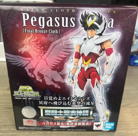Bandai Saint Seiya EX Myth Cloth Pegasus Purple Dragon Bronze Dragon Ultimate Anime Figure Model Toy