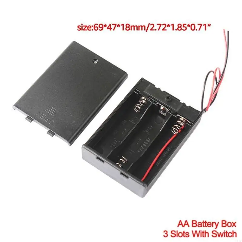 E1PFケース1/2/3/4/6/8スロットスイッチ用ケース用ケース用バッテリーボックス用防水バッテリーホルダー家庭用バッテリーホルダー